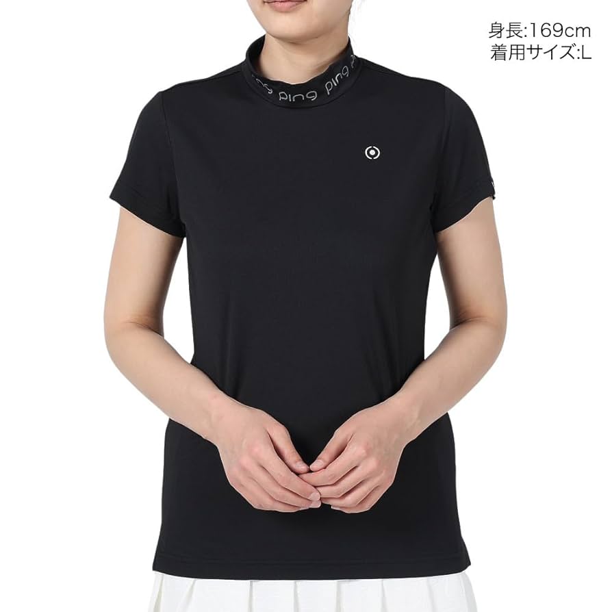 【新品】PING／ハイネック／モックネック／半袖 新品】PING／ハイネック／モックネック／半袖 - メルカリ